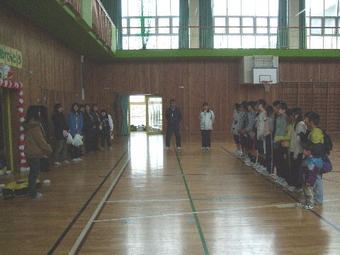 出発式の様子